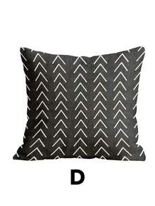 1件/4件套枕套，秋季主题枕套，靠垫套，床上用品，枕套，单面印花枕套，现代沙发抱枕套，适合秋季装饰，灰色枕套，面料柔软舒适，透气抗起球，枕套可拆卸 - 肌理灰色 - 查看 16