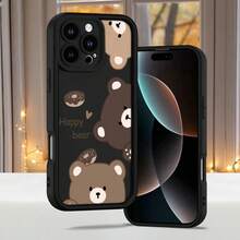 Funda de teléfono elegante Funda de teléfono de moda con estampado de oso de dibujos animados para iPhone 16/16Pro/16Promax/15/15Plus/15Pro/15Promax/14/14Plus/14Pro/14Promax/13/13Mini/13Pro/13Promax/12/12Mini/11/8/7/Se/Xsmax/Xr/Plus/Pro/Max Series presenta un estilo más individualista - 1 pieza - Ver 4
