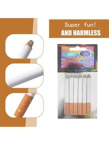 New 2025 - Fake Cigarette Prank Toy, Realistic Cigarette Model, April Fool's Day Funny Props, Stress Relief Gadgets, Birthday Gift, Holiday Gift, Halloween Gift, Christmas Gift, Perfect Gift - Multicolor - View 2