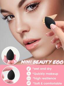 Set di 17 pennelli e spugnette per il make-up, set professionale di pennelli e spugnette per il make-up. Set di pennelli e cuscinetti per cipria. Include: 7 pennelli per il make-up, 4 uova a goccia d'acqua, 3 cuscinetti triangolari per cipria, 3 mini uova. Set di pennelli, kit di pennelli per il make-up, set di pennelli per il make-up, set di make-up completo, set di pennelli per il make-up, kit di make-up completo, set di pennelli, set di pennelli per il make-up, set regalo per il make-up