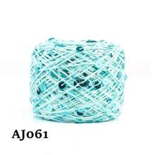 1pc 50g Sequin Thread, Wiring Bead, Fancy Yarn, DIY Bead Yarn, Handmade Size, Color Patch, Size Sequin - Multicolor - View 32
