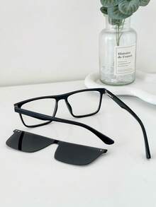 MELINDA MODA Men's Clip-On 2-In-1 Frame +