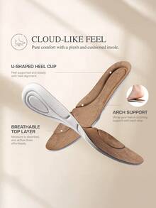 Women's Flats Arch Support Comfortable Casual Ballet Mary Business Office For Women Dressy And Work Ankle Strap Dress Flats Shoes - Màu be - Xem 6