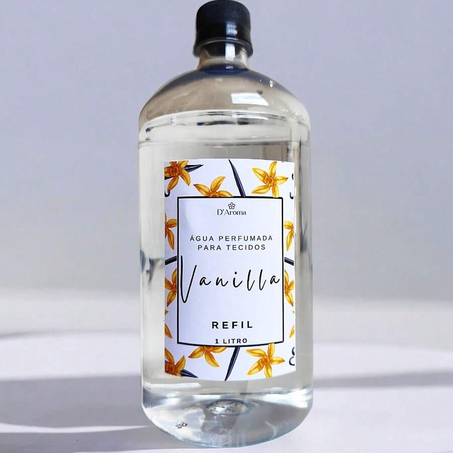 1 Liter Refill Scented Water And Air Freshener For Rooms And Fabrics - Vanilla - View 1
