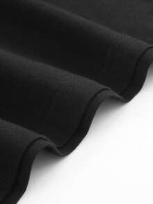 Women'S Graphic Tee- AS ABOVE SO BELOW Mystical Tree Design Short Sleeve Crew Neck-Shirt, Black& White Geometric Print Casual Top, Regular Fit All-Season Comfort, Washable, Comfortable Clothing - 黑色 - 查看 5