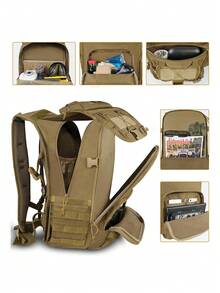 YOREPEK 50L Military Backpack, Tactical Backpack Waterproof With Molle System, Large Outdoor Backpack For Camping, Trekking, Hunting, Survival, Travel, Work, Men Women, Khaki, Back To School, For Back To School, Practical For Everyday School Life, School Backpack