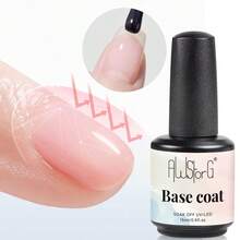 AWStorG 2Pcs 15ml Base Foundation No Wipe Top Coat Kit Transparent Vernis Semi Permanent UV Lacquer Varnish Gel Polish Nail Art Set