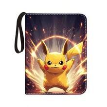 4-Pocket Trading Card Binder For 400 Cards - 50 Page Capacity, Durable Zippered Portable Organizer With Clear Plastic Sleeves & Sturdy Red Cover - Sports Cards, Game Cards, Sports Memorabilia Storage - Ideal Gift For Collectors, Sports Memorabilia Holder | Secure Zipper Closure | Clear Sleeves, Trading Card Storage - Multicolor - View 9