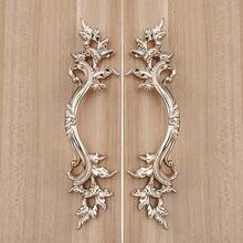 EstiloTendenciaJUXYES - Juego De 5 Manijas De Gabinete CláSico De Estilo Europeo, Tiradores Decorativos Antiguos, Tiradores De Cajones Retro Para Cajones De ClóSet (Dorado)Calidad PremiumVersióN Mejorada