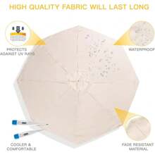 Outdoor Parasol, Stand And Base