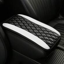 1 件通用 4 季汽车中央控制台扶手套，PU 皮革刺绣防滑扶手箱保护套，多种颜色可选 - 红色、黑色、蓝色、灰色、米色、紫色、酒红色、绿色、橙色 - 均碼 - 查看 24