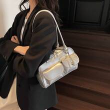 Women Shoulder Bags - 銀色 - 查看 8