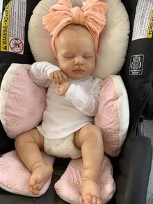 50cm/20inch Realistic Reborn Baby Doll - Full Vinyl Cute Girl Doll - LouLou Handpainted Baby Doll, Suitable As Christmas/Birthday/Halloween Gift For Girls