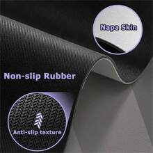 1un Tapete de Silicone Mat de Cozinha de Trevo-de-quatro-folhas e Esplicing de Blocos de Cor, Amortecedor de Fadiga, Absorção de Água, Secagem Anti-Derrapante, Adequado para Cozinha/Sala de Jantar/Lavanderia/Banheiro/Entrada/Porta, etc, Decoração de Ambientes - Bege - Ver 11