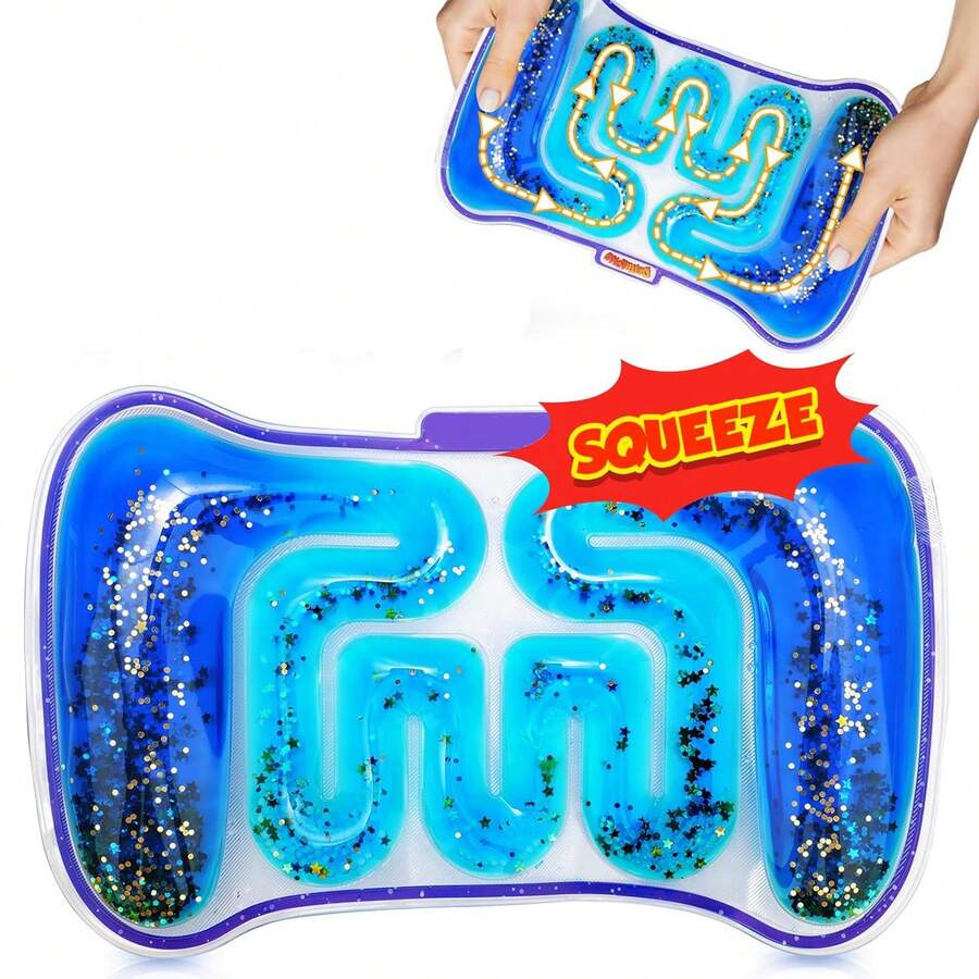 Squishy Sensory Toys For Kids - Fidget Sensory Toys For Autism Special Needs, Squeeze Toys With Filled Goo Glitter For Calming Down Classroom - Prizes For Kids Classroom - 柔軟感官玩具 - 查看 1