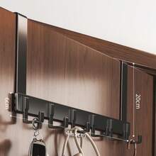 خطاطيف الباب بدون ثقب جديدة، شماعات للتعليق على الباب، رفوف تعليق الملابس المثبتة على الباب، ضرورية لتعليق الملابس. مثالية لتخزين وتنظيم غرفة النوم. - متعدد الألوان - مشاهدة 13