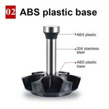 7件套调料罐套装，带旋转玻璃架，玻璃调味罐，适用于盐、胡椒粉、糖等，厨房收纳整理架