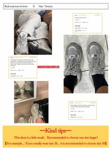 Alan Vincent[Free Returns And Exchanges][Local Delivery][Quick Arrival][City Sneaker Series]Women's Sneakers New Thick Soled Height-Increasing Women's Gray Shoes Fashionable And Comfortable Soft Shoes Can Be Paired With Various Pants And Clothes Outdoor Sports Shoes Street Style Box Packaging - 灰色 - 查看 5