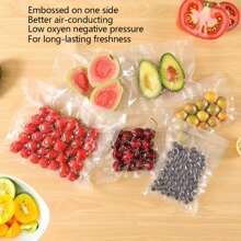 1 Rolle Vakuumversiegelungsbeutel, Vakuumverpackungsbeutel für Vakuumversiegelungsgeräte, wiederverwendbar, Mahlzeitenvorbereitung und Sous Vide, Haushaltsküchenartikel, Lagerung, Küchenorganisation, Küchenutensilien, Raumdekoration, Heimdekoration, für den Outdoor-Bereich, Camping