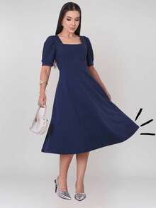 Milimetrica Women Dresses - Navy Blue - View 6