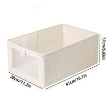 1/5/10 Desktop Storage Boxes, 1.764-Ounce Cosmetic And Snack Organizing Storage Boxes With A Dual-Handle Design. They Can Be Used To Store Snacks, Cosmetics, Desktop Sundries, And Serve As Small Household Storage Tools For Dining Rooms, Kitchens, And Living Rooms. - White - View 15