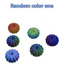 3D Printed Spiral Pumpkin Push Push Decompression Toy Finger Spinner, Stress Relief Toy - Multicolor - View 4