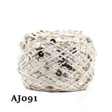 1pc 50g Sequin Thread, Wiring Bead, Fancy Yarn, DIY Bead Yarn, Handmade Size, Color Patch, Size Sequin - Multicolor - View 15