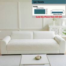 1 pieza Cojín de sofá grueso de unicolor estilo bohemio - Jacquard artesanal, antideslizante y fácil de limpiar, para todas las estaciones, lavable a máquina, apto para mascotas, tela de felpa suave - Perfecto para la decoración del hogar en la sala de estar, dormitorio, oficina.