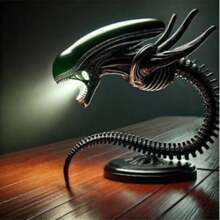 تمثال زخرفي على شكل تنين، نحت تنين مزود بمنفذ USB وإضاءة - مناسب لديكور غرفة النوم والمكتب والمعيشة