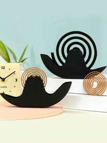 Décoration de maison créative et mignonne, support de bobine anti-moustique en plastique ignifuge, convient pour la répulsif anti-moustique au printemps et en été, décoration de chambre, de salle de bain ou d'espace de vie, support de bobine anti-moustique pour la décoration de la maison, design créatif, brûle-encens