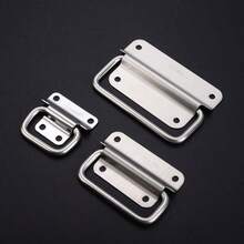 5 Peças Puxadores de Gaveta de Aço Inoxidável, Puxadores Dobráveis para Móveis, Puxadores Portáteis para Portas de Armário, Puxadores de Caixa de Gaveta, Puxadores Firmes para Caixa de Ferramentas