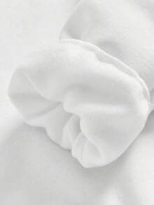 保护海洋生物鲨鱼印花秋季女装，返校宽松落肩休闲连帽卫衣 白色 - 白色 - 查看 5