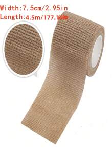 4 Rolos Bandagem Adesiva Autoadesiva Proteção para Dedos Bandagem Elástica Coesiva Fita Veterinária para Primeiros Socorros, Esportes, Animais, Banda Elástica, Bandagem Diária para Animdeaixcíes, Esportes, Punho e Tornozelo - Cor Aleatória, Bandagem Adesiva Respirável Bandagem Adesiva Elástica Adequada para Animais de Estimação, Esportes