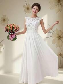 Women Dresses - trắng - Xem 1