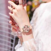 1.27英寸高清显示屏女士智能手表，优雅圆形表盘，健康与健身追踪器，蓝牙通话，110多种运动模式，心率、血氧、睡眠监测，可自定义表盘，IP67级防水，兼容安卓和iOS系统，是送给她的理想礼物 - 金色 - 查看 12