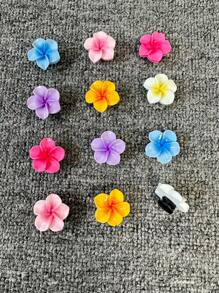 7pcs/10pcs/11pcs/12pcs Faux Animal & Plant Decorative Hole Shoes