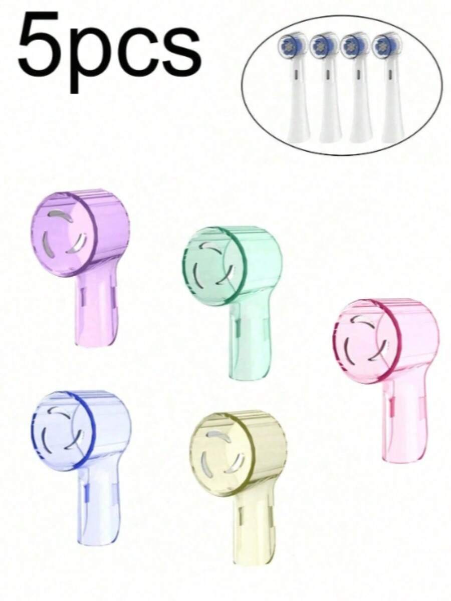 5 chiếc Vỏ bọc đầu bàn chải đánh răng điện Vỏ bọc chống bụi Vỏ bọc bàn chải đánh răng Tay áo bảo vệ Nắp bàn chải đánh răng Vỏ bọc đầu bàn chải đánh răng có thể tái sử dụng để tránh bụi cho Dual Clean Trizon Pulsonic SR 12A 18A Đầu bàn chải thay thế cho du lịch cắm trại gia đình trường học Đồ dùng vệ sinh Dụng cụ vệ sinh Đồ dùng gia đình - Nhiều màu - Xem 1