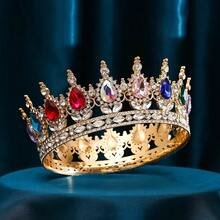 1 pièce Accessoire de couronne de mariée européenne pour robe de mariée, article pour anniversaire et cadeau pour adulte. Accessoires de la Saint-Valentin - Argent - Voir 17