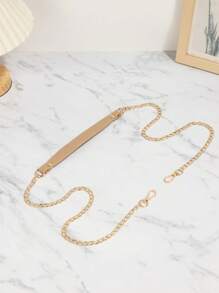 女士金属链肩带，可调节斜挎包配件