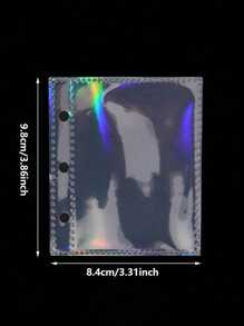 1Pc Single Shell/10Pcs Card Booklet 3 Inch Photocard Holder Binder Collect Book PVC Idol Pictures Storage Book Chasing Stars Photo Card Album School Stationery Album Collection Card Loose-Leaf Album Minimalist Style DIY Album Card Collection Decoration Flipbook,Back To School,School Supplies