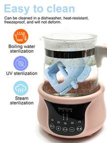 1pc Baby Teether Mitten, Silicone Teether Anti-Drop Baby Teething Toy, Baby Chew Toys, For Sucking Needs, For Breast Feeding Babies, Teething Mitten Silicone Baby Gloves - Blue - View 7