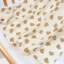 1 件柠檬图案平纹细布婴儿襁褓毯、婴儿车罩、新生儿接收毯（适用于男孩和女孩）、中性婴儿襁褓包、儿童房床上用品、婴儿浴巾被子轻便毯