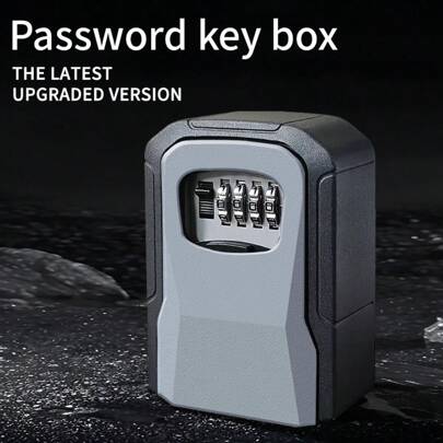 King of Cars El último caja fuerte con contraseña actualizada está hecha de material metálico antirrobo y antipalanca, que es resistente y duradero. Se puede utilizar para guardar dinero, llaves, joyas y artículos de valor. Es pequeña y portátil, y se puede abrir rápida y convenientemente con una contraseña.