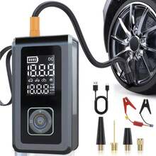 Compressor de Ar Digital Portátil / Calibrador Sem Fio com Visor LED - Sem fio - Visão 1