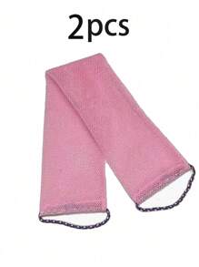 1 件非洲网状去角质背部长网浴擦洗毛巾套装，双面温和，粗糙去角质，有效身体磨砂，淋浴时使用背部磨砂膏，优质网状材料，方便的绑带毛巾设计，丝瓜络毛巾，使皮肤光滑的身体海绵，非常适合日常使用浴室装饰秋季装饰返校