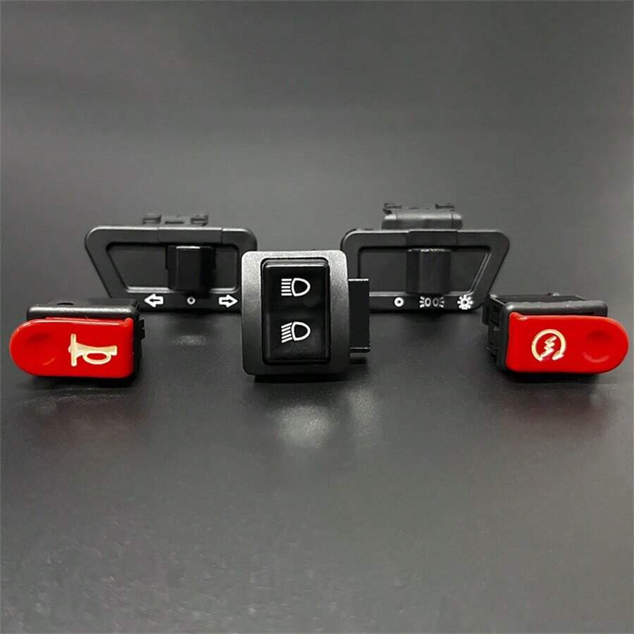 Head Light Horn Turn Signal Hazard Starter Button Toggle Switch For WAVE 125 WAVE 110 WAVE110 W125 W110 For Suzuki Smash 115 110 / Suzuki Spin 125 SGP For Dio 2 3 Japan Specs