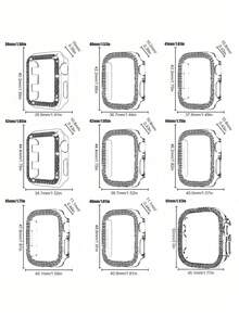 2pcs Shiny Crystal Rhinestone Protective Case, Hollow-Out Hard PC Shell Compatible With Apple Watch 38/40/41/42/44/45/46/49mm, Suitable For Apple Watch Series Ultra/SE/11/10/9/8/7/6/5/4/3/2/1, Silver + Starry - Hollow Silver + Starlight Color - View 9