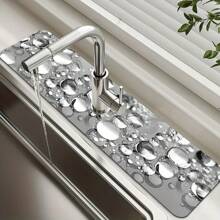 1pc Sink Faucet Suction Pad, Drainage Pad, Kitchen, Bathroom Sink, Countertop, Drainage Pad, Diatomite Washbasin, Cuttable And Quick Drying Pad.,Non-Slip Kitchen Mats For Sink Side, Natural And Hygienic Kitchen Essential For Home And Kitchen Room Decor, Part Of Your Cozy Fall& Winter Styles And Christmas Decorations