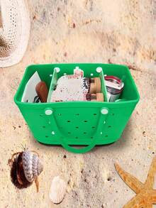 1pc,Multi Color Phone Case Wallet Holder Insert Accessory Compatible With Bogg Bags, Soft Rubber Accessories,For Bogg Bagdecorative Charm Inserts For Storage Phone Case Key Lipstick Sunglass Wallet Phone ,Eva Cave Bag Storage Bag, Beach Bag Storage Bag, Swimming Beach Bag Storage Bag, Soft, Waterproof, Wear-Resistant, Easy To Clean, Reusable - Multicolor - View 10