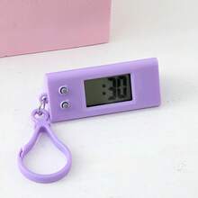 1/6/12/15件马卡龙三角迷你数字闹钟，创意糖果色静音石英表，适合各种活动计时，也可用作万圣节、圣诞节、派对礼物，携带方便 - 彩色 - 查看 21